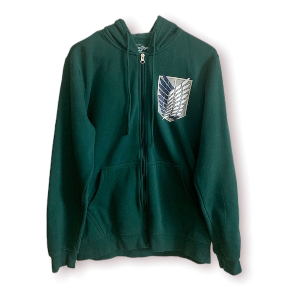 Hot Topic Attack On Titan Scout Regiment Zip-up Hoodie